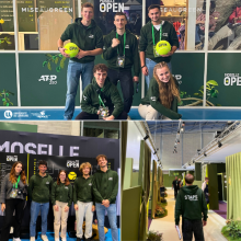 Les étudiants de STAPS Nancy en immersion totale au Moselle Open 2024 : bénévolat, engagement et expérience unique