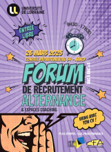 Forum de recrutement alternance à Nancy