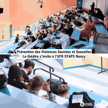 Prévention des violences sexistes et sexuelles : le théâtre s’invite à l’UFR STAPS Nancy !