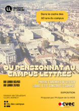 Exposition "Du pensionnat au campus lettres"