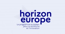 logo du programme Horizon Europe, le programme européen pour la recherche et l'innovation