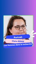 Claire Berge, doctorante en géographie