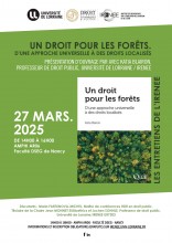 [Entretien de l'IRENEE] Un droit pour les forêts. D’une approche universelle à des droits localisés