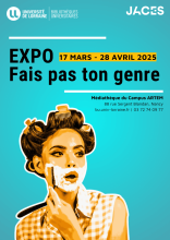 affiche expo fais pas ton genre
