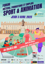Journée des Métiers du Sport et de l'Animation - Jeudi 3 avril 2025 au CREPS de Nancy
