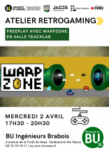 Affiche de l'animation : Atelier rétrogaming