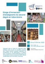 Stage immersion ESR enseignants lorraine second degré