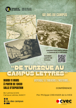 Conférence "De Turique au Campus Lettres"