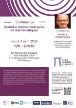 Affiche Sciences & Société Frédéric Bourgeois