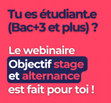 Webinaire Apec "Objectif Stage et Alternance"
