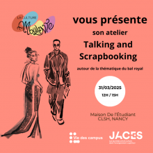 Talking and scrapbooking