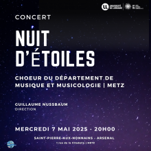 Concert - Choeur du Département de musicologie (Metz)