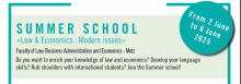 summer school law and economics modern issues 2025