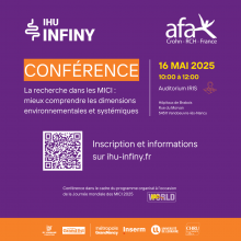 Conférence "La recherche dans les MICI : mieux comprendre les dimensions environnementales et systémiques"