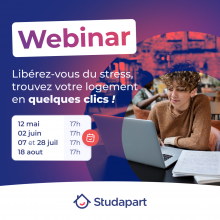 Webinars Studapart : on vous aide à trouver un logement !