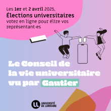 Parole d'élu·es #5 : le Conseil de la vie universitaire vu par Gautier Venard