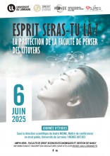 Esprit seras-tu là ? La protection de la faculté de penser des citoyens