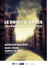 Affiche de la journée