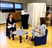 [Retour sur] « Projet I care » de Chloé Guillot-Elouard à la Bibliothèque américaine de Nancy.