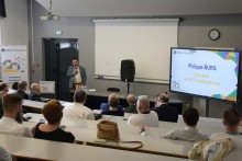 Cérémonie officielle en amphithéâtre, discours de Philippe Burg, Directeur de l'IUT de Moselle-Est