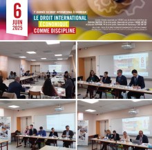 [Retour sur] 2e Journée du droit international économique 