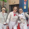 Mathilde, Oriane et Mélodie aux  Championnat de France Universitaire d’Escrime 2016 à Chalons-en Champagne