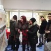 Démonstration de broderie chinoise avec les étudiants de l'Université de Lorraine à la BU du Saulcy
