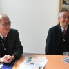 De gauche à droite : Tai-lok Lui, Professor & Vice President Research & Development et Sing Kai Lo, Professir Associate & Vice President Graduate Studies and Dean of Graduate School.