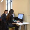 Espace de travail à la bibliothèque de l'IUT Epinal_hubert Curien
