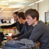 Espace de travail à la bibliothèque de l'IUT Epinal_hubert Curien