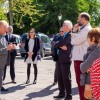 début de la visite des salines royales
