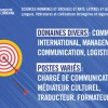 Domaines divers : commerce international, management, communication, logistique... Postes variés : chargé de communication, médiateur culturel, traducteur, formateur...