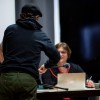 radio campus installe les micros pour la table ronde