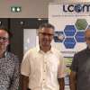 Imed Kacem, directeur du LCOMS, Marc Sciamanna, vice-président de l'Eurométropole de Metz et Yves Laprie, directeur du pôle AM2I