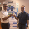 Imed Kacem, directeur du LCOMS et Jean-Luc Blin, vice-président du conseil scientifique