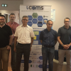 Le directeur du LCOMS et les responsables des axes