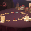 Plateau de jeu à la bougie