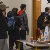 Un photobooth a été installé dans le hall de l'IUT.