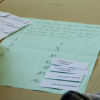Feuille avec mots à classer