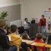 Présentation générale de l'alternance animée par Annick Gorka et Francis Borghesi en Amphi.