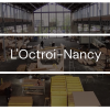 Photo de la Grande Halle du site Octroi Nancy en 2020-2021 en atelier de production locale