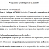 Liste détaillée des ateliers