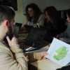 Les étudiants sélectionnent les lieux de tournage.