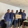 Remise d'ordinateur par la Fondation Boulanger à un étudiant