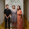 L'équipe de la M3L devant l'arbre des langues
