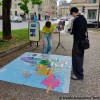 Jeu de la roue des pays  place carnot