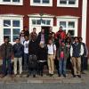 Les étudiants PERCCOM devant le manoir de Wibergsgårdenune (promotion 2013-15)