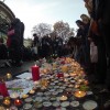 Rassemblement place de la République (Paris) à la suite des attentes du 13 novembre 2015