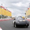 Véhicule de l'E2M sur la piste à Londres