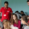 Des étudiants entrepreneurs coachent des étudiants dans le cadre une opération de sensibilisation à l'entrepreneuriat. Université de Lorraine